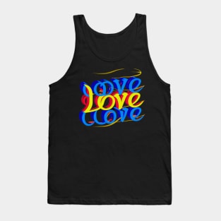 all things begin from love Tank Top